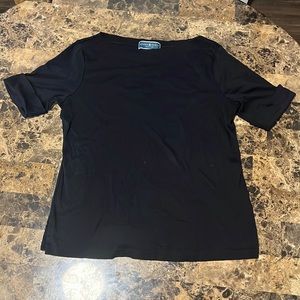 Black Karen Scott Blouse